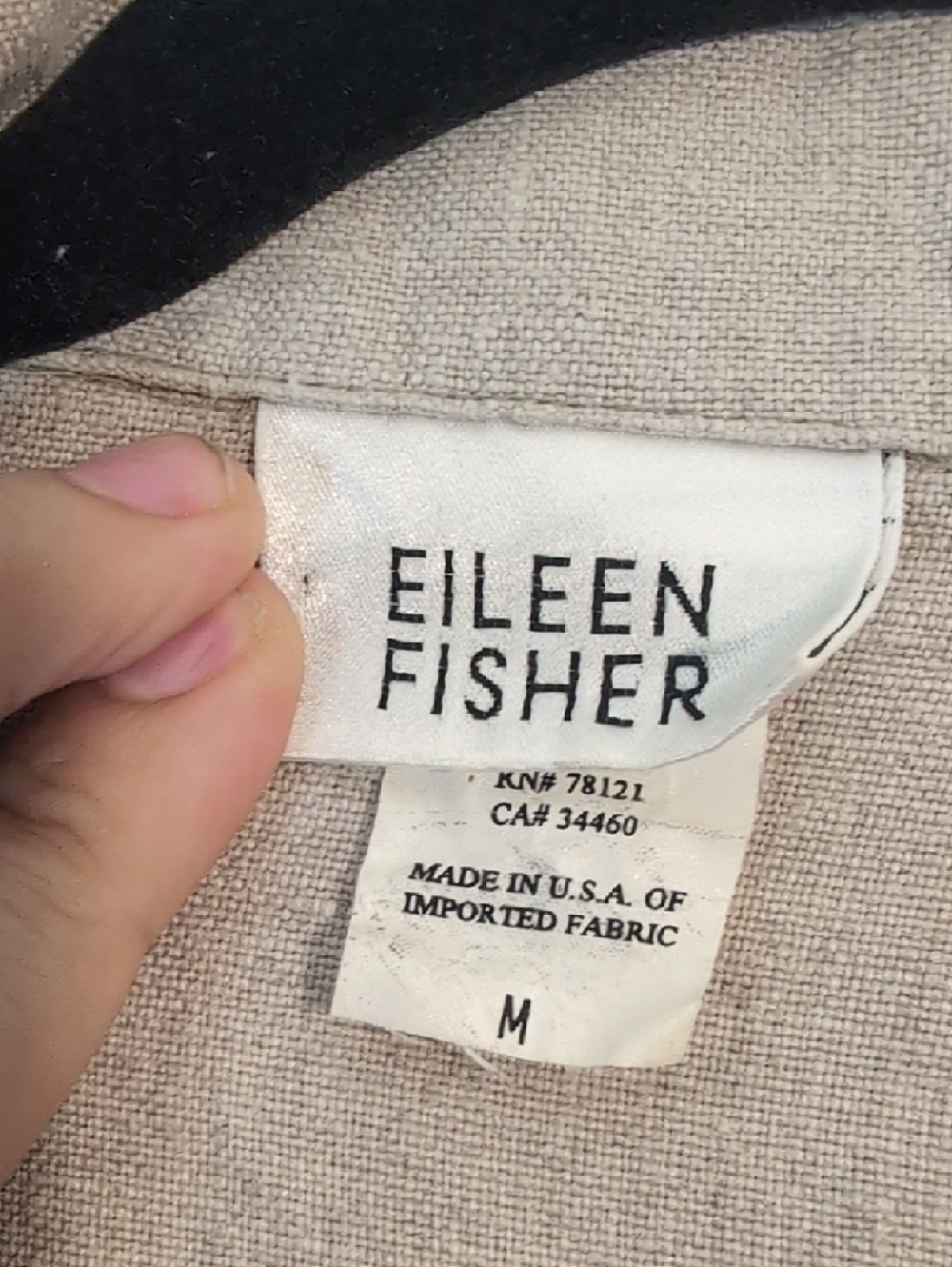 Eileen Fisher Sleeveless Button-Front Maxi Dress in Light Beige - Picture 2 of 4
